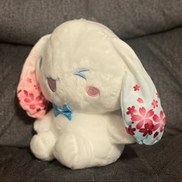 Cherry Blossom Sakura Cinnamoroll Plush (8”) - Picture 3 of 8